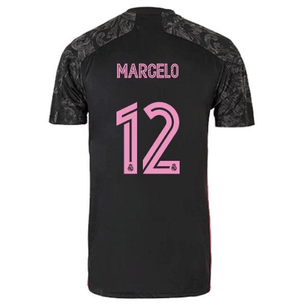 Maglia Real Madrid 3ª NO.12 Marcelo 2020-2021 Nero
